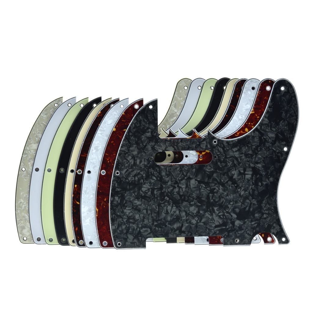 KAISH 8 หลุม Tele สไตล์กีตาร์ Pickguard TL Pick Guard พร้อมสกรูยึดรถกระบะสําหรับ Tele/Telecaster