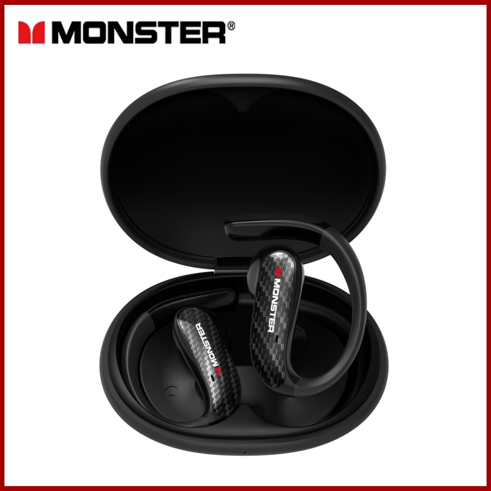 Monster MQO37 หูฟังบลูทูธ 6.0 หูฟังเปิด HD Call ลดเสียง ไมโครโฟนในตัว IPX5 ชุดหูฟังไร้สายกันน้ํา