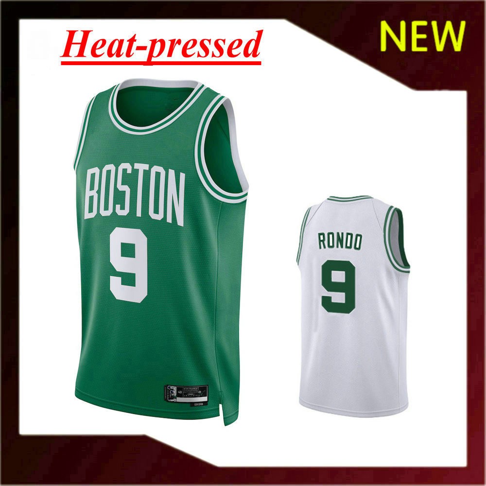 เสื้อบาสเก็ตบอลรุ่นใหม่อัดความร้อน 9 Rajon Rondo Jersey