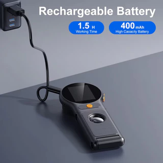 ออโต้โฟกัส 500X กล้องจุลทรรศน์ดิจิตอล 8นํา 2MP เหรียญวิดีโอกล้องจุลทรรศน์พับแว่นขยาย 2 นิ้วสําหรับซ่อมอิเล็กทรอนิกส์
