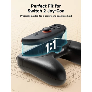 JSAUX JoyVerse Series Single Joy-Con Grip สําหรับสวิทช์ 2 Grips สําหรับ Joy Con 2 NS2 Controller Grip Nintendo Switch 2-GP0401