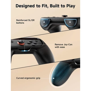 JSAUX JoyVerse Series Single Joy-Con Grip สําหรับสวิทช์ 2 Grips สําหรับ Joy Con 2 NS2 Controller Grip Nintendo Switch 2-GP0401
