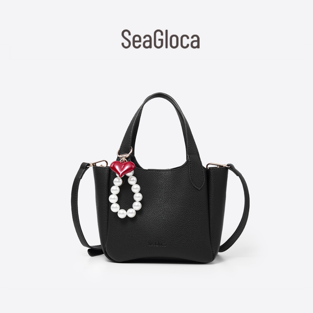SeaGloca Love Series กระเป๋าถือแฟชั่นใหม่ ออกแบบมาให้สวมพาหนะข้ามตัว ตกแต่งด้วยจี้รัก สไตล์สำหรับผู้หญิง