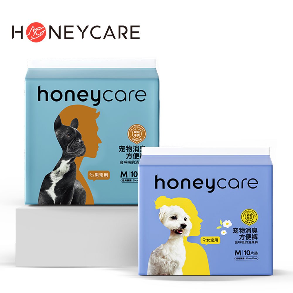 Honeycare ผ้าอ้อมสุนัขชาย Puppy Pampers สุนัขชาย Pampers ผ้าอ้อมสัตว์เลี้ยงสําหรับสุนัข Belly Band W
