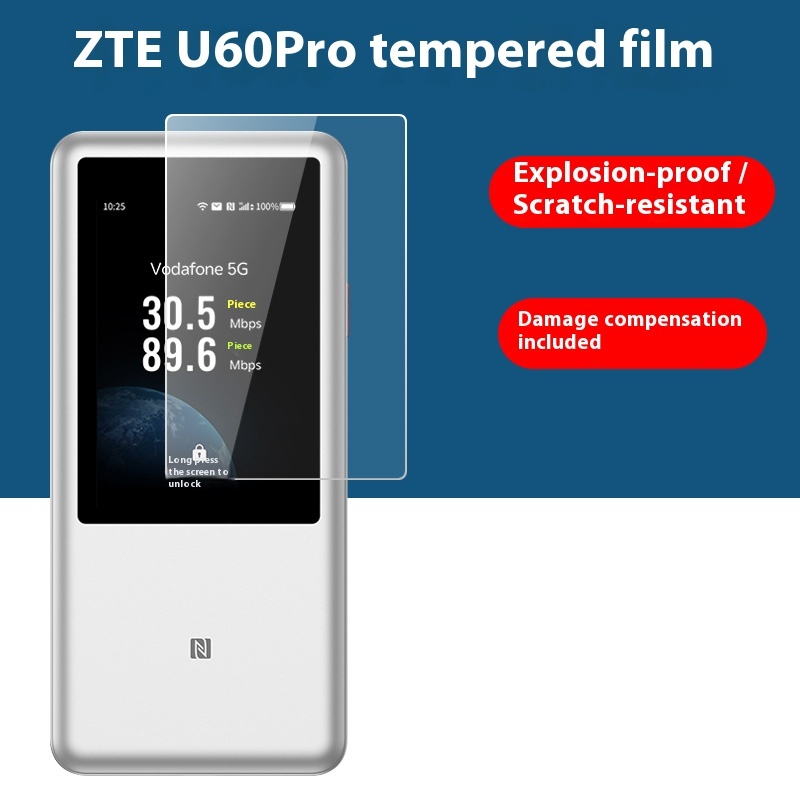 ZTE U60 Pro ฟิล์มนิรภัย Global Version 5G แบบพกพา WiFi7 Router ZTE MU5250 ฟิล์มหน้าจอ HD ป้องกันการร