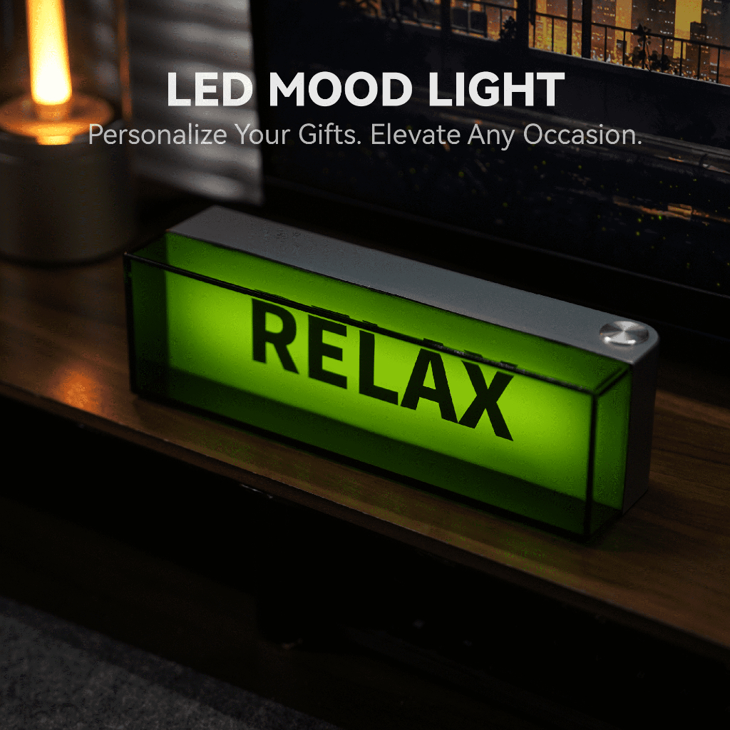 -LW- MARVEL TRIBE Lite ไฟไฟฟ้าเดสก์ท็อปตกแต่งสร้างสรรค์เดสก์ท็อปบรรยากาศไฟ LED BOX โคมไฟบาร์ Mood Light ของที่ระลึก