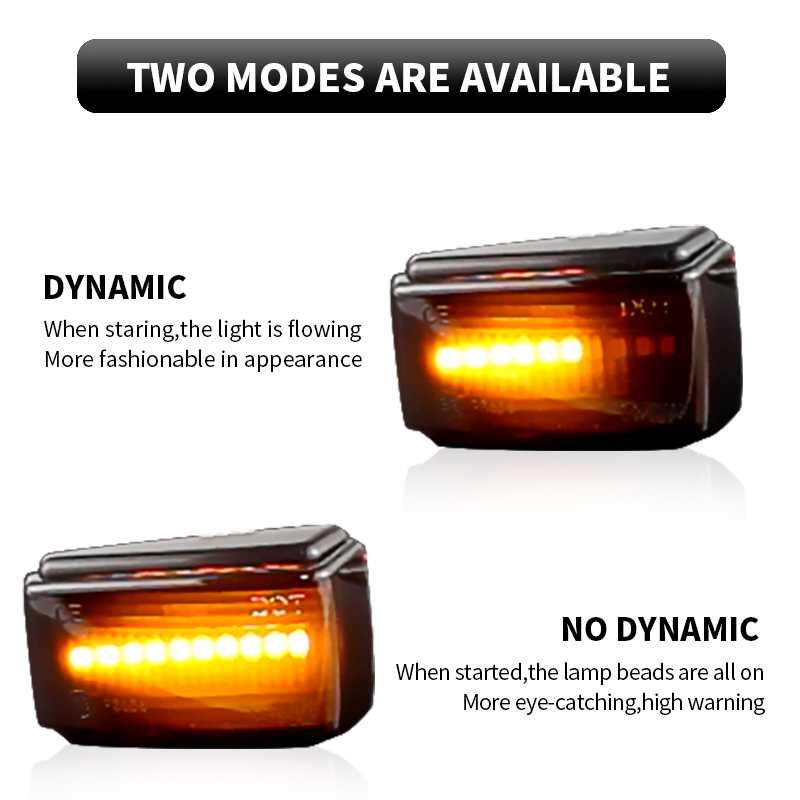2 ชิ้น LED โคมไฟเครื่องหมายด้านข้างไฟเลี้ยวแบบไดนามิกไฟสําหรับ Volvo 240 260 262 740 760 780 850 940 960 C70 V40 V70 V90 S40 S70 S90 - รูปที่ 4