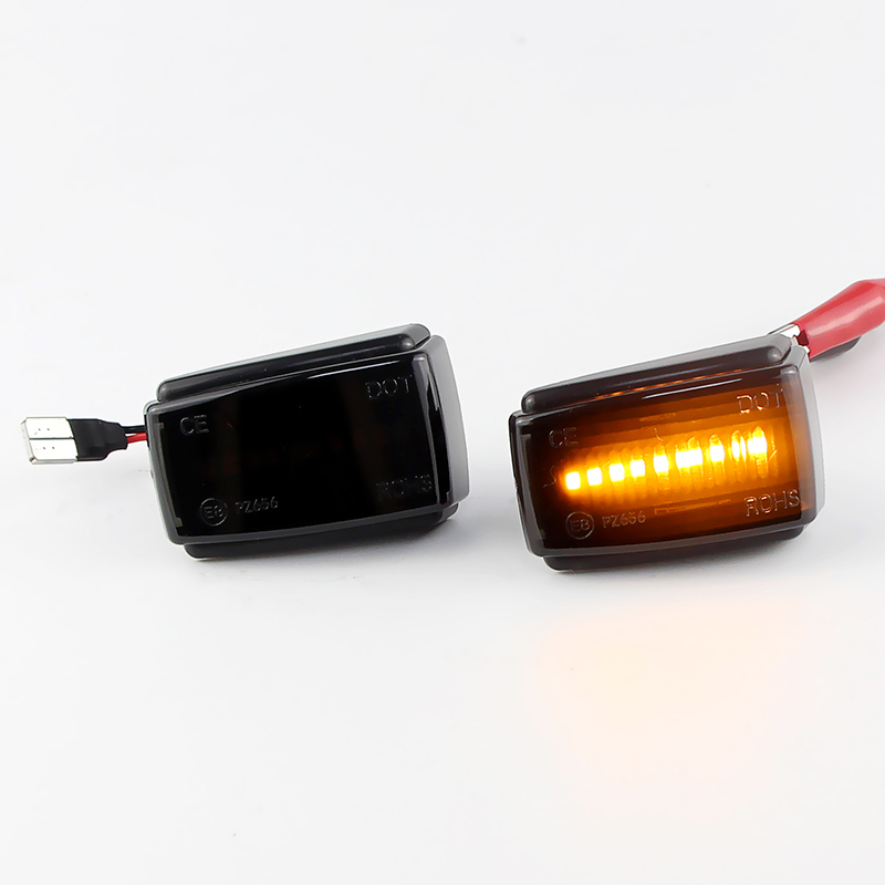 2 ชิ้น LED โคมไฟเครื่องหมายด้านข้างไฟเลี้ยวแบบไดนามิกไฟสําหรับ Volvo 240 260 262 740 760 780 850 940 960 C70 V40 V70 V90 S40 S70 S90 - รูปที่ 5