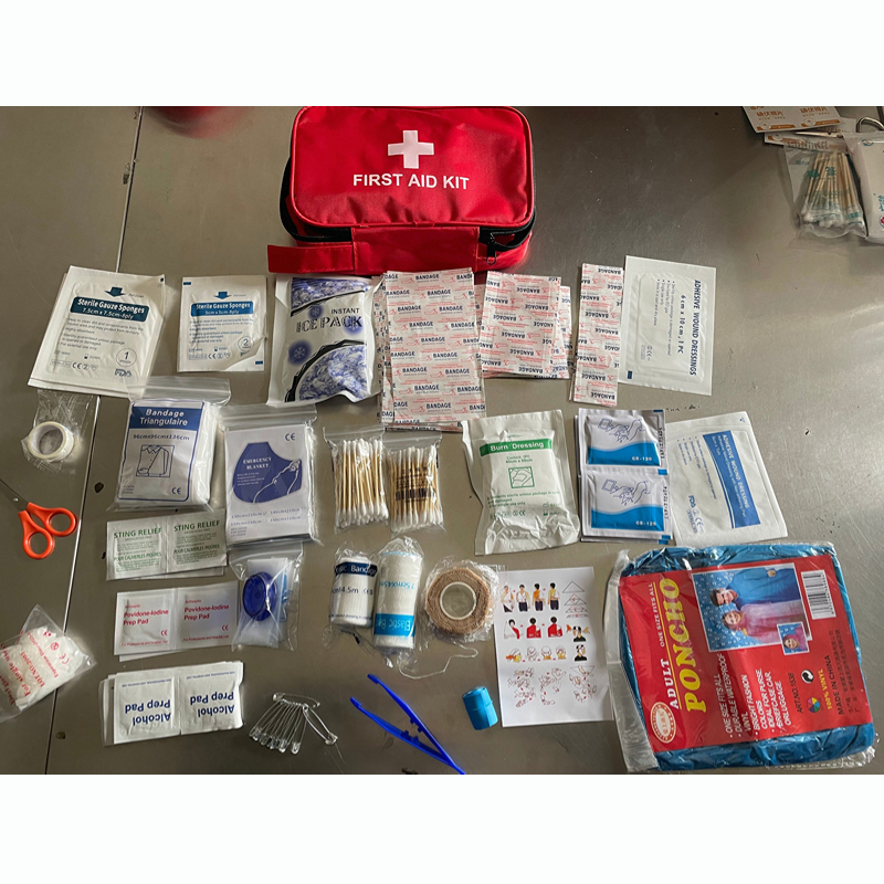 first aid kit ปฐมพยาบาล พกพา 184 ชิ้น กระเป๋าปฐมพยาบาล อุปกรณ์ทําแผลอุปกรณ์ปฐมพยาบาล กระเป๋าพยาบาลฉุ
