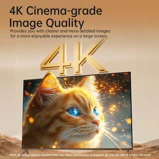 LLANO S450 กระจกหน้าจอไร้สาย 4K สําหรับโทรศัพท์, สัญญาณ 5.8G, Plug & Play, โหมดภาพ/ภูมิทัศน์, ช่วง 30 ม., ไม่มีแอพหรือความต้องการ WiFi, อะแดปเตอร์แสดงผลแบบพกพา
