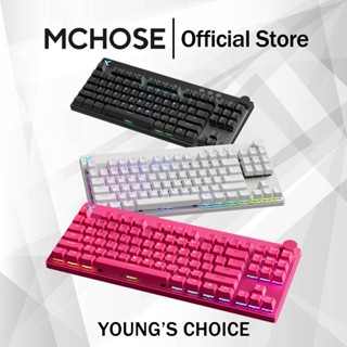 [Keycaps ไทย] MCHOSE Mix87 Hall Effect Magnetic Switch Gamin…