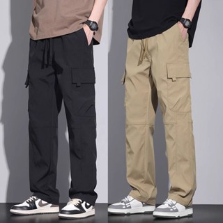 กางเกงคาร์โก้ผู้ชาย ขายาว สไตล์สปอร์ต ใส่สบาย ระบายอากาศ ใช้…