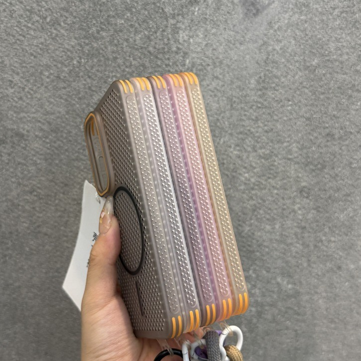 Cooling Magnetism Case For Samsung S25Ultra S25Plus S24Ultra S24Plus S25 S24 Honeycomb การกระจายความร้อน Two-Tone Designmagnetism ชาร์จ ราคา ถูกที่สุด ดีลบีเคเค แกลเลอรีภาพที่ 9