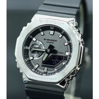 นาฬิกาผู้ชาย GM2100 GA2100 Series นาฬิกาสปอร์ตสแตนเลสกันน้ํานาฬิกาควอทซ์