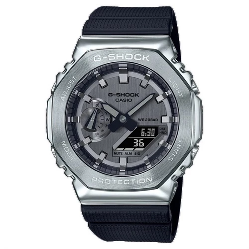 นาฬิกาผู้ชาย GM2100 GA2100 Series นาฬิกาสปอร์ตสแตนเลสกันน้ํานาฬิกาควอทซ์