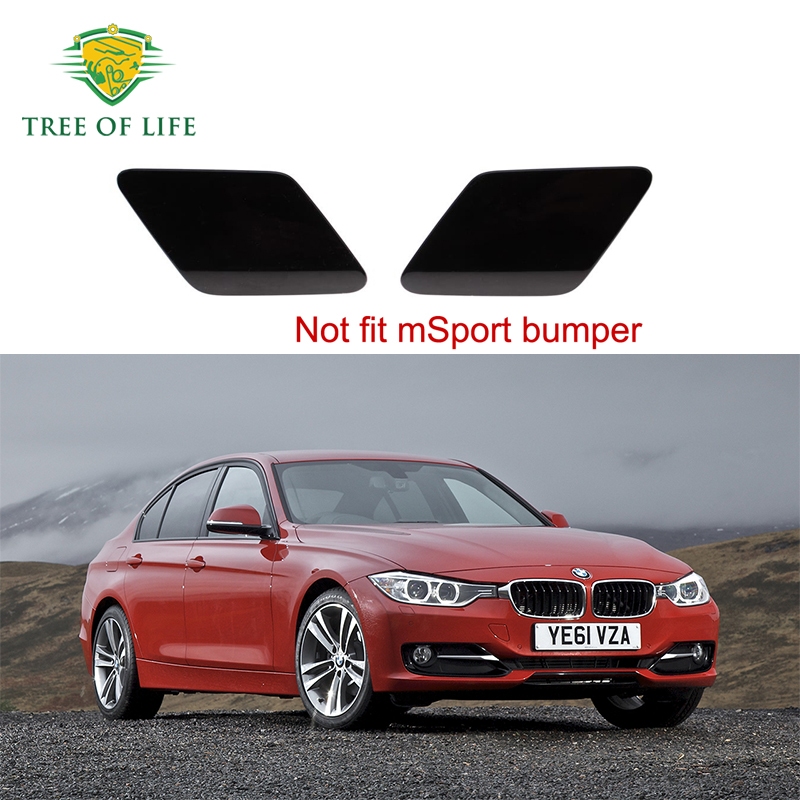ด้านหน้าซ้ายและขวาไฟหน้าหัวฉีดเครื่องซักผ้าฝาครอบ Fit สําหรับ BMW 3 Series F20 F21 F22 F30 F31 F32 F33 F34 F35 F36 F82 F83 2010 2011 2012 2013 2014 2015 2016 2017