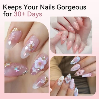 BORN PRETTY 60g Clear Non-Stick Hand Extension Gel ยาทาเล็บสําหรับ 3D Shaping Nail Art Solid Milky Jelly Hard Gel สําหรับเล็บปลอม