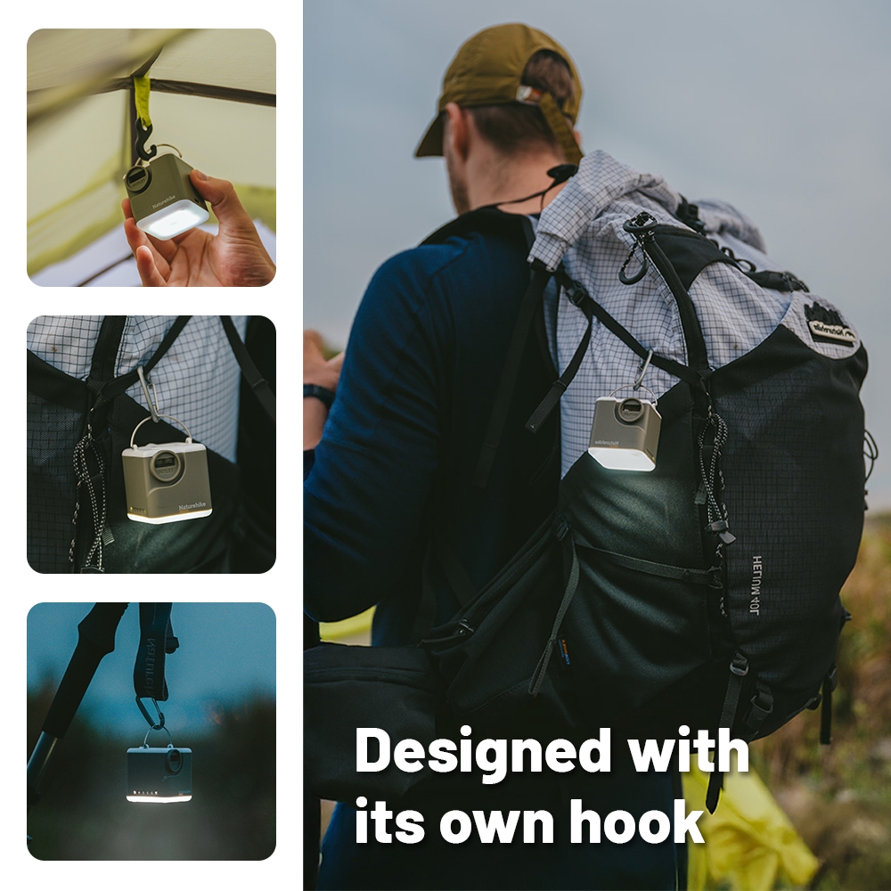 เดินป่าธรรมชาติ ปั๊มลมพองมินิมัลติฟังก์ชั่แสงกลางแจ้งสูบน้ําและชาร์จปั๊มลมไฟฟ้า - รูปที่ 5