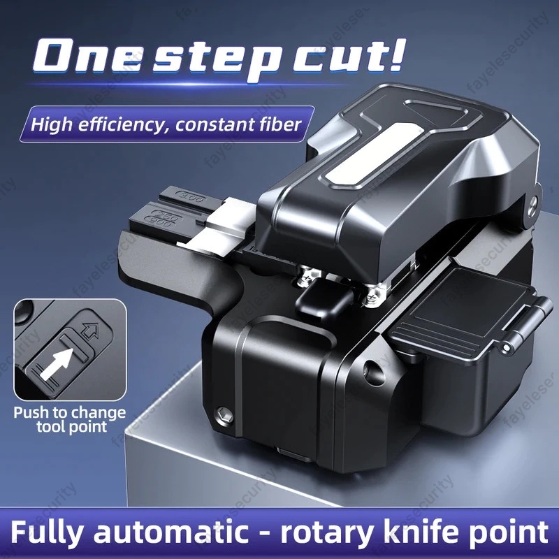 M9 one-step อัตโนมัติความแม่นยําสูง Fiber Optic Cleaver Optical Fiber Fusion Splicer มีดตัด