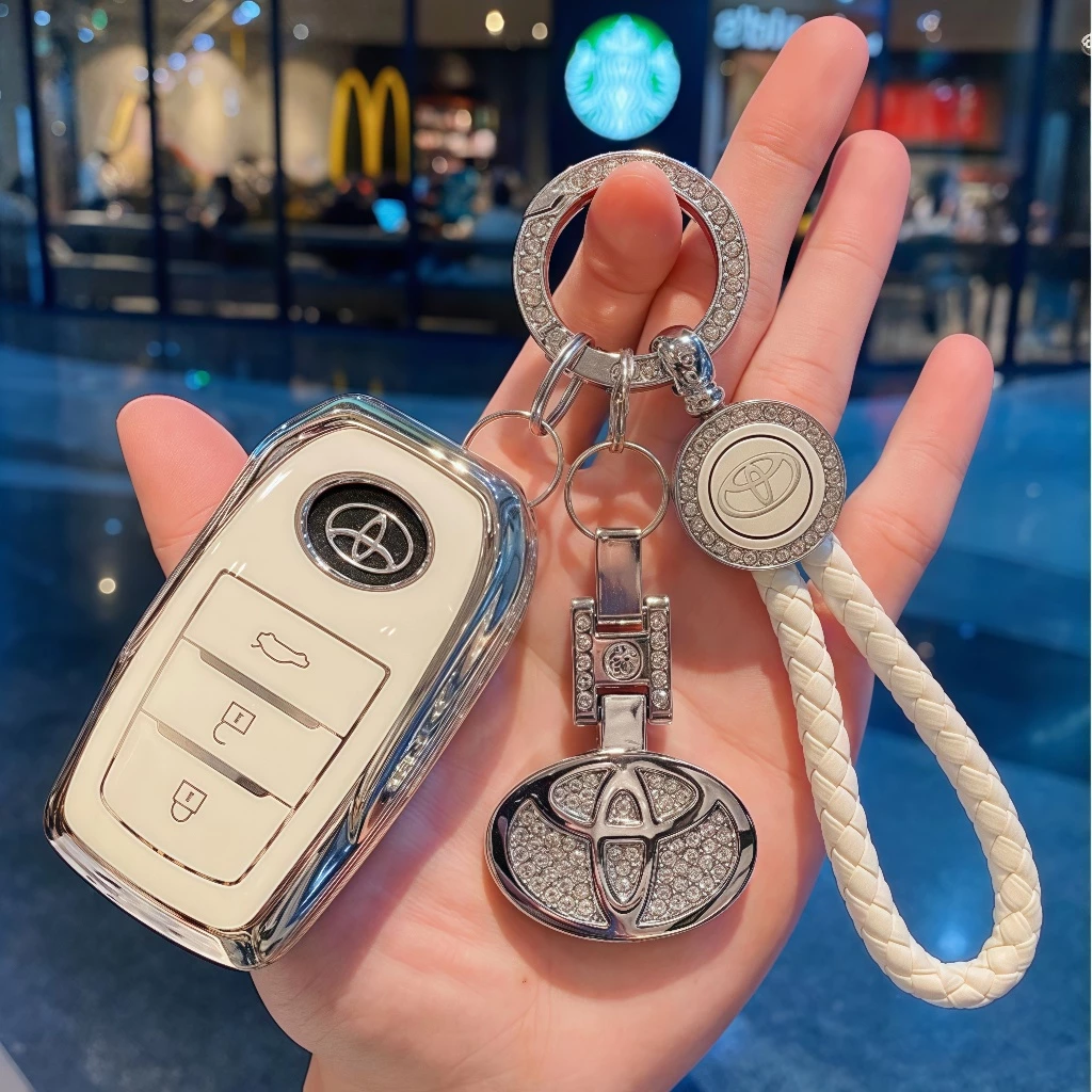 เคสกุญแจรถยนต์ toyota Hilux Yaris ATIV Yaris Cross Corolla Cross Fortuner Hiace Camry Corolla Altis Hilux Champ Innova C-HR Vios Prius Sienta Avanza Toyota ของแต่งรถยนต์