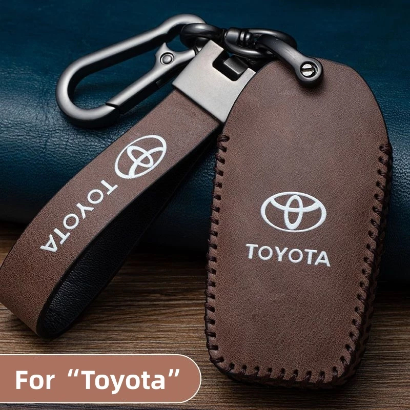 ครอบคลุมกุญแจรถโตโยต้า โซ่กุญแจรถโตโยต้า Toyota Yaris Yaris Cross Camry Corolla Vios Wigo Hiace Agya Fortuner Raize Veloz RAV4 Avanza Innova Hilux Alphard Land Cruiser พวงกุญแจรถยนต์ ของแต่งรถยนต์