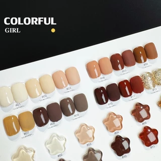 【พร้อมส่ง】 NF-009|12สี แบบแยกขวด สีเจลสีน้ำตาล NebulNFlow | เจลพื้น/ เจลกลิซเตอร์/สีเจลไซรัป วิบวับ สวยมาก สีแน่น ต้องอบ
