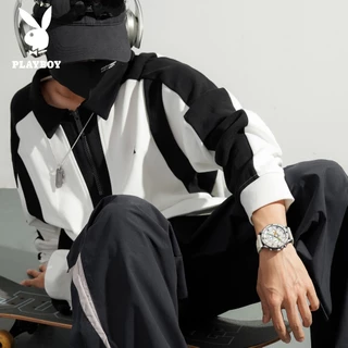 PLAYBOY นาฬิกา ผู้ชาย แฟชั่น watch 100% แท้ นาฬิกาข้อมือกันน้ำได้ แสงสว่าง เรียบง่าย แนวโน้ม 3081