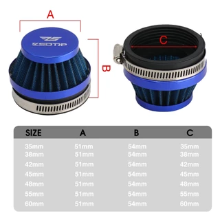เครื่องกรองอากาศคาร์บูเรเตอร์ 48 มม.สําหรับรถจักรยานยนต์ Dellorto SHA 50cc 70cc 90cc 110cc ATV Dirt Pit Moped