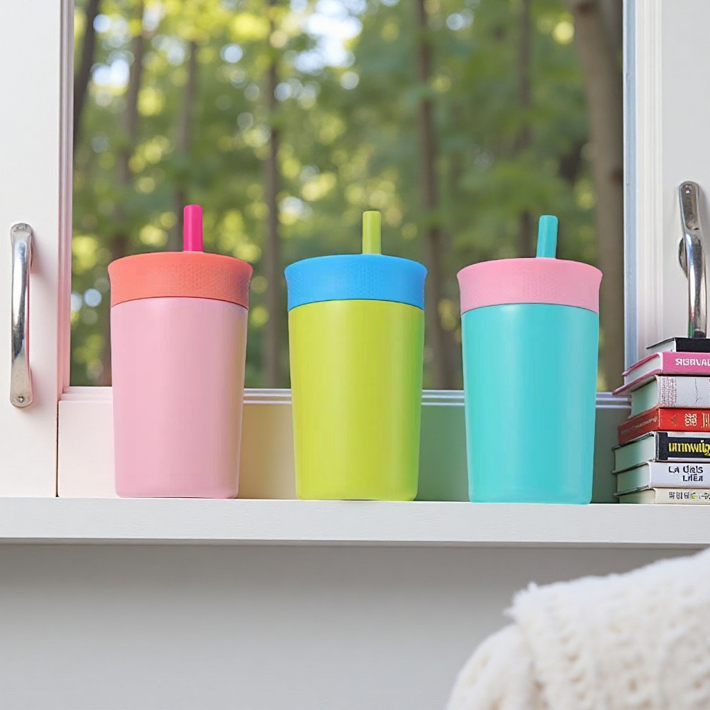 แก้วเก็บอุณหภูมิโอวาลา Owala Tumbler สแตนเลส สีโดปามีนสุดเทรนด์ พกพาสะดวก พร้อมหลอดดูด