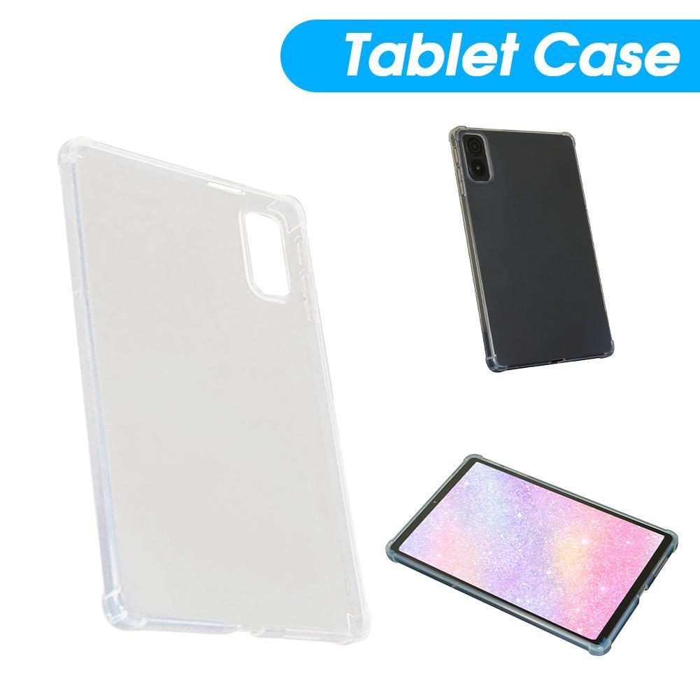 สําหรับ Alldocube IPlay 70 Mini Pro/Mini Ultra/Mini 3 Ultra TPU โปร่งใสป้องกันกรณีซิลิโคนกันกระแทกขาตั้ง