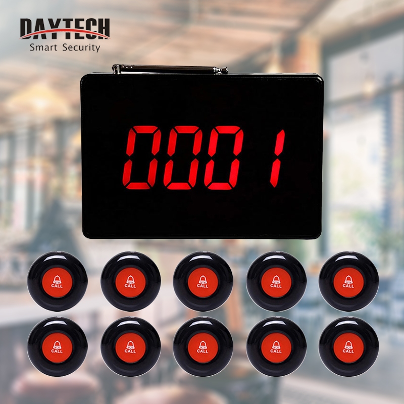 DAYTECH Pager ระบบการโทร Bell Call บริการลูกค้า ร้านอาหาร/โรงพยาบาลพร้อมโทรศัพท์ loceng buzzer