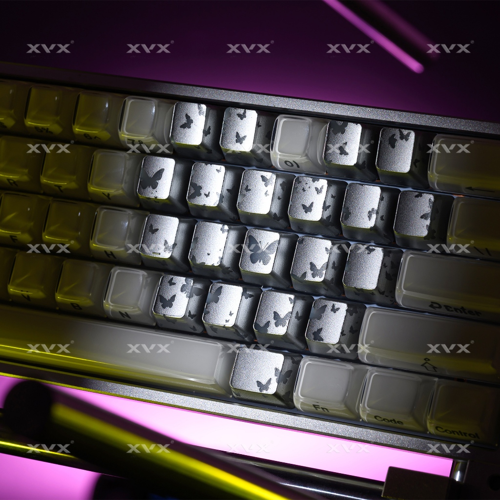 XVX FlutterBloom OEM Profile IMD-Tech Keycaps 21 คีย์