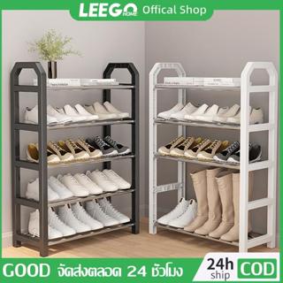 LEEGO ชั้นวางรองเท้า 3/4/5 ชั้น ที่วางรองเท้า/ผลิตจากท่อสแตน…