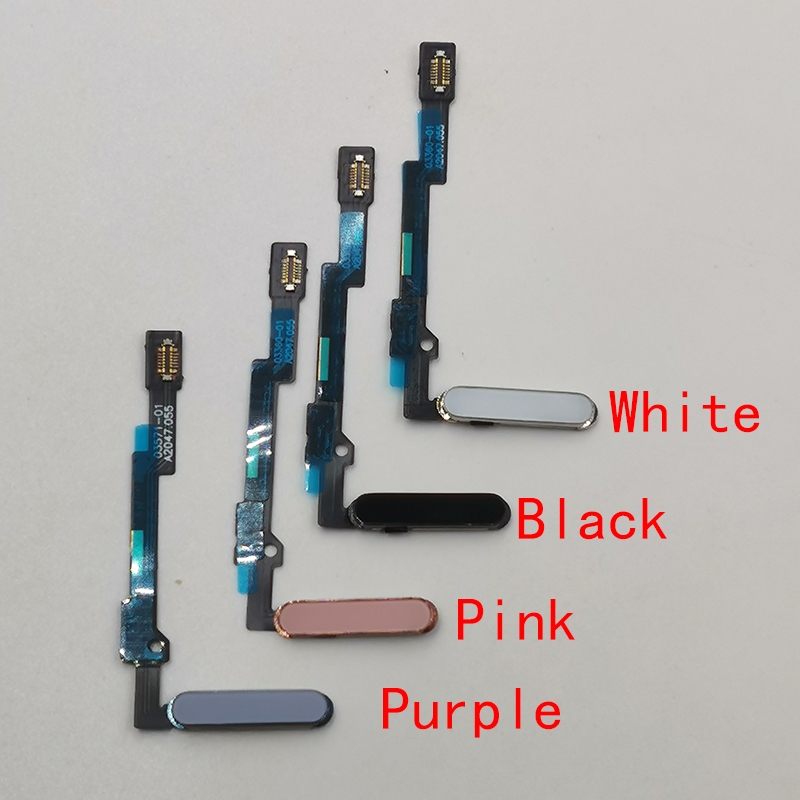 1pcs ปุ่มเมนูบ้านสําหรับ iPad Mini 6 Mini6 A2567 A2568 A2569 ลายนิ้วมือกลับปุ่มเปิดสาย Flex