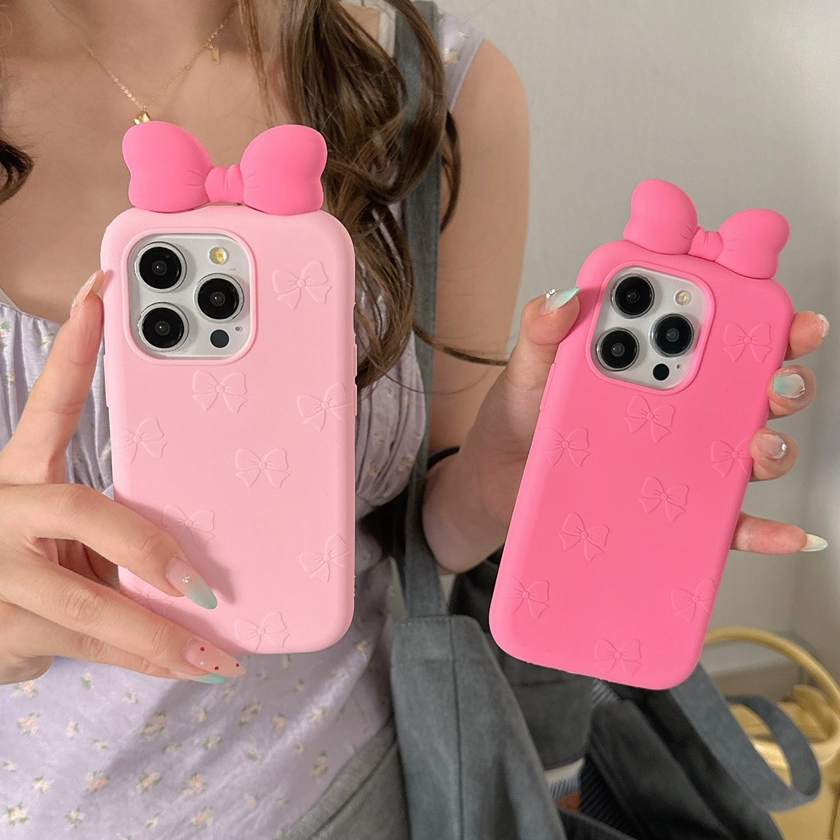 สําหรับIphone Case 17 Pro Max 16 Pro Max 15 Pro Max 14 Pro Max 13 Pro Max 3Dสเตอริโอซิลิโคนนุ่มกรณี