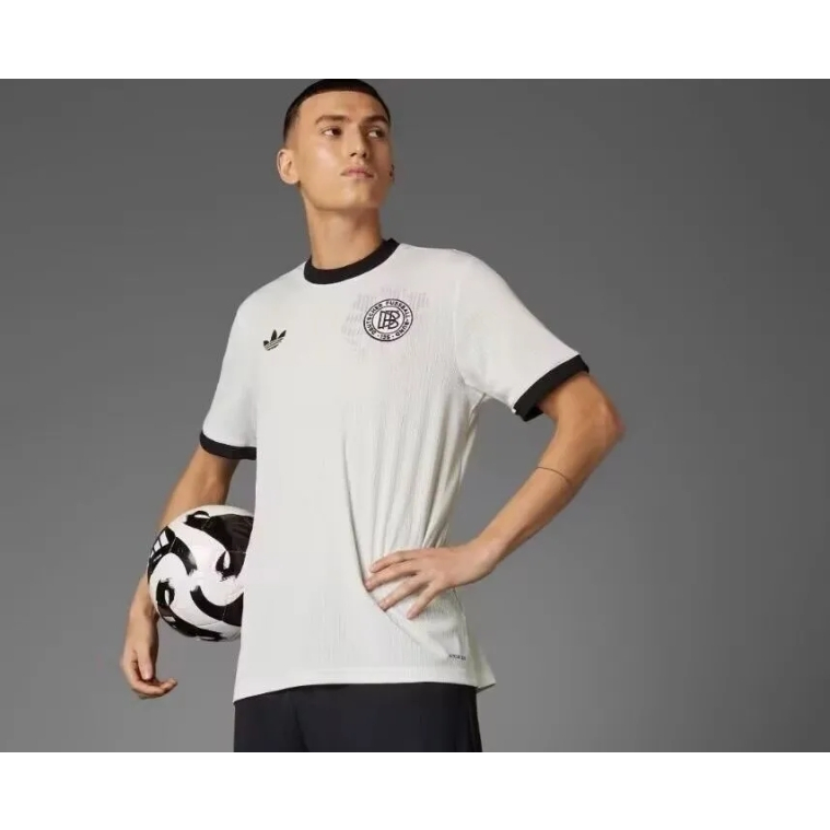 125th Anniversary German Team Player Jersey เสื้อยืดระบายอากาศหรูหราใหม่-รุ่นที่ระลึกฟุตบอลเยอรมัน✫เ