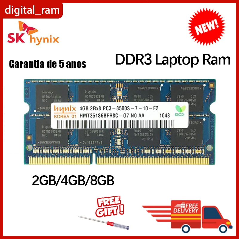 SK hynix RAM 4GB 8GB DDR3L DDR3 1600MHz 1333MHz 1.35V PC3L-12800 1.5V หน่วยความจําแล็ปท็อป RAM SODIM