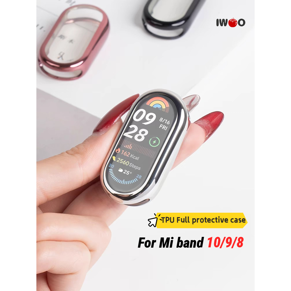 สําหรับ Xiaomi/Mi band 10/mi 9/mi 8 nfc เคสป้องกันแบบเต็ม /เคสนิ่ม TPU