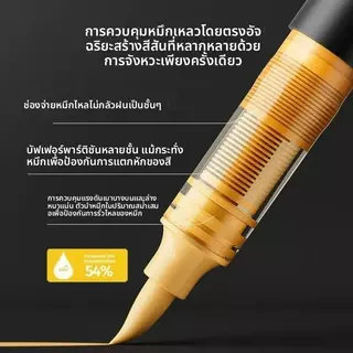 ENMY ปากกาอะคริลิก หยดน้ำตรง กล่องดำ 24/36/48/60/80 สี ปลายนุ่ม วาดหลายพื้นผิว สีสดใส เหมาะเป็นของขวัญ