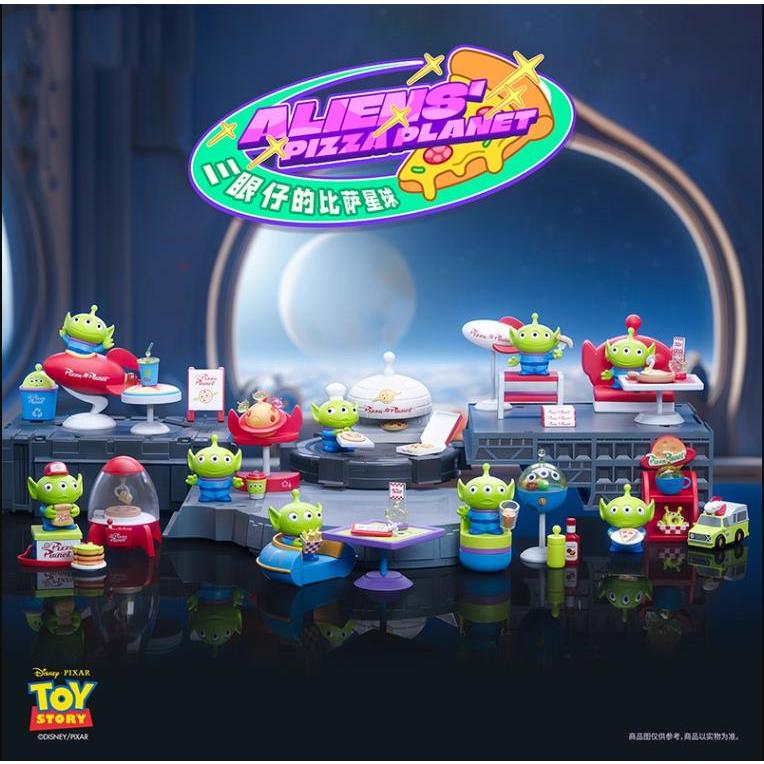 52TOYS Disney Pixar Toy Story Aliens Pizza Planet Series Blind Box Toy Collection