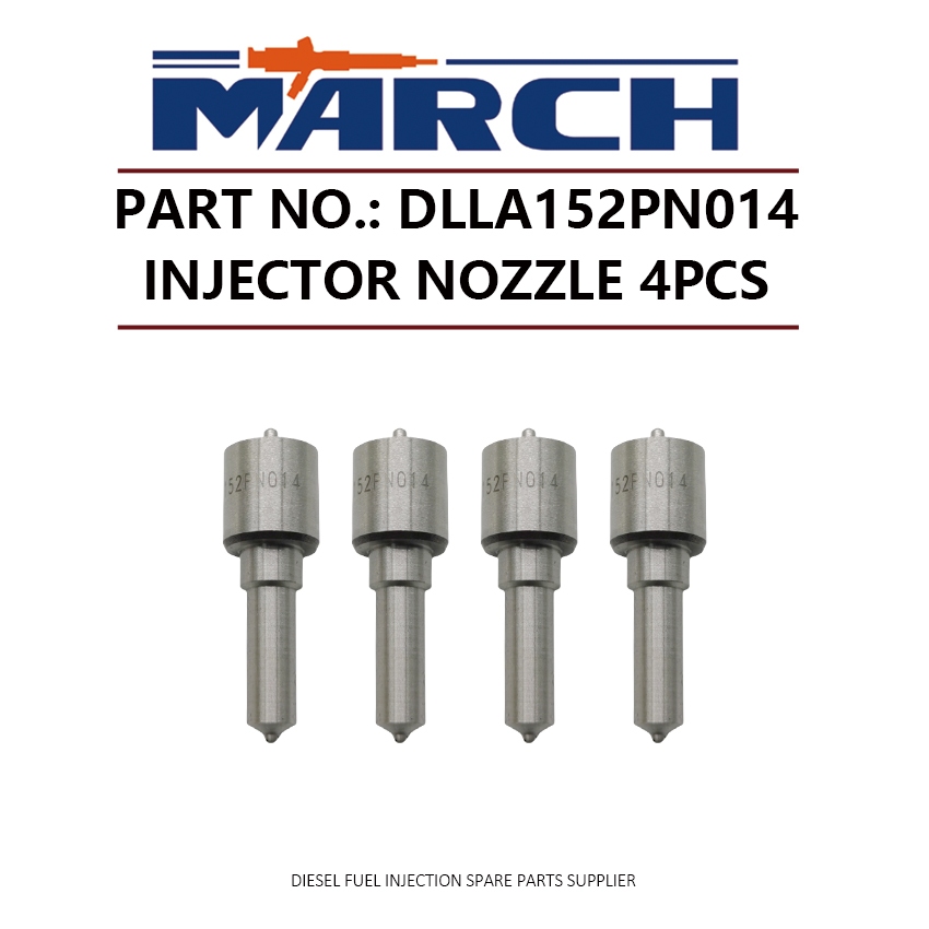 4pcs ดีเซลหัวฉีดน้ํามันเชื้อเพลิงหัวฉีดเคล็ดลับ DLLA152PN014 สําหรับ Komatsu 4D95L 6D95L S4D95L S6D9