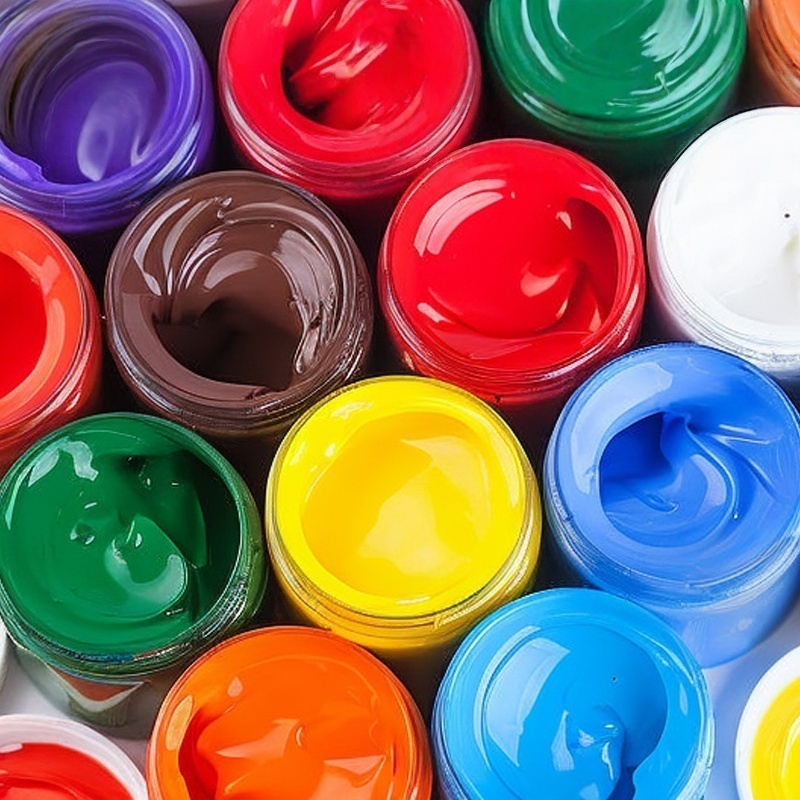 สีอะคริลิค  Color Selected ขนาด 300ml สีสีสำหรับเด็กและผู้ใหญ่สำหรับผ้า/เสื้อผ้า/เล็บ/ผ้าใบ/ หิน ภาพวาดกันน้ำ