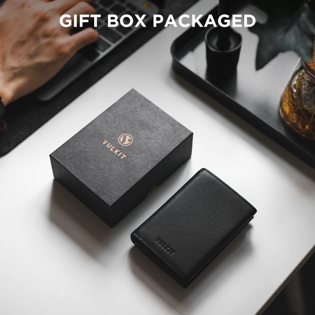 VULKIT กระเป๋าสตางค์หนังแท้ Pop Up Cards พร้อม ID Window รุ่น VC302P thumbnail 7