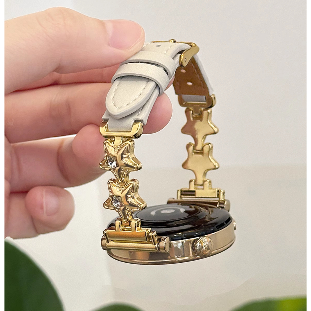 Star Denim Watch Strap For Huawei watch GT 5 สาย huawei watch gt 5 pro / Huawei GT5 Pro สาย GT2/GT3/ huawei GT4 สาย Redmi watch 5 Lite / Redmi watch 5 Active สาย Galaxy watch 7 Strap / Garmin lily 2 active สาย GTS4 mini ,GTS3,GTS2, Amazfit Bip 6 Strap ราคา ถูกที่สุด ดีลบีเคเค แกลเลอรีภาพที่ 4