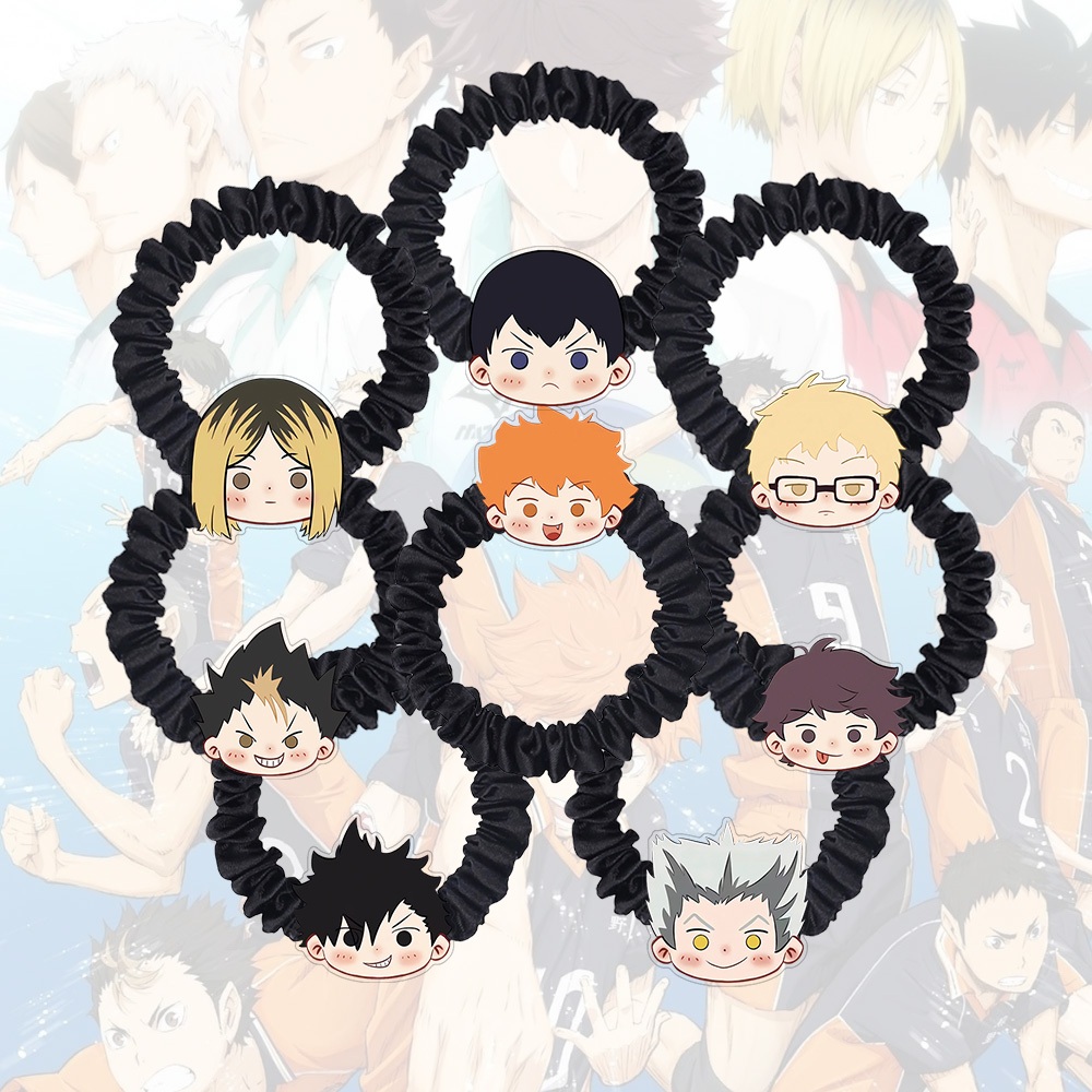 ผมวงยืดหยุ่นน่ารักสไตล์การ์ตูน Tiara และ Tie Haikyu เสริมความเก๋ให้ทรงผมของคุณ