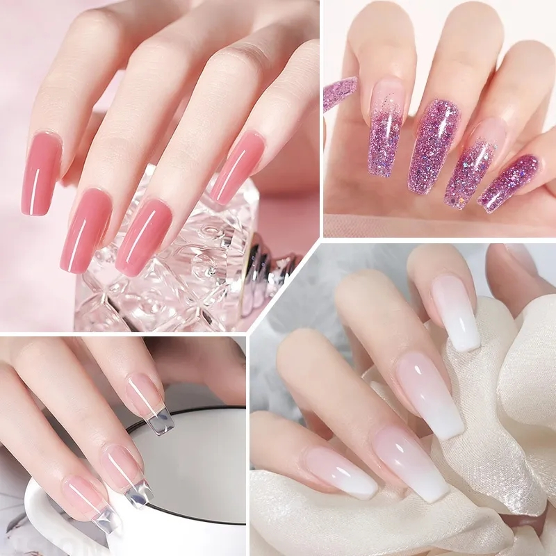 Nail.garden ชุดน้ำยาทาเล็บ 10/15/20/30/40/50สี ยาทาเล็บเจล 7.3ML สีเจลทาเล็บ สีทาเล็บเจล สีใสไม่ซีดจาง แบบต้องอบ - รูปที่ 4
