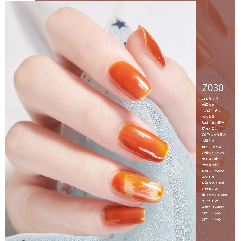 Nail.garden ชุดน้ำยาทาเล็บ 10/15/20/30/40/50สี ยาทาเล็บเจล 7.3ML สีเจลทาเล็บ สีทาเล็บเจล สีใสไม่ซีดจาง แบบต้องอบ - รูปที่ 6