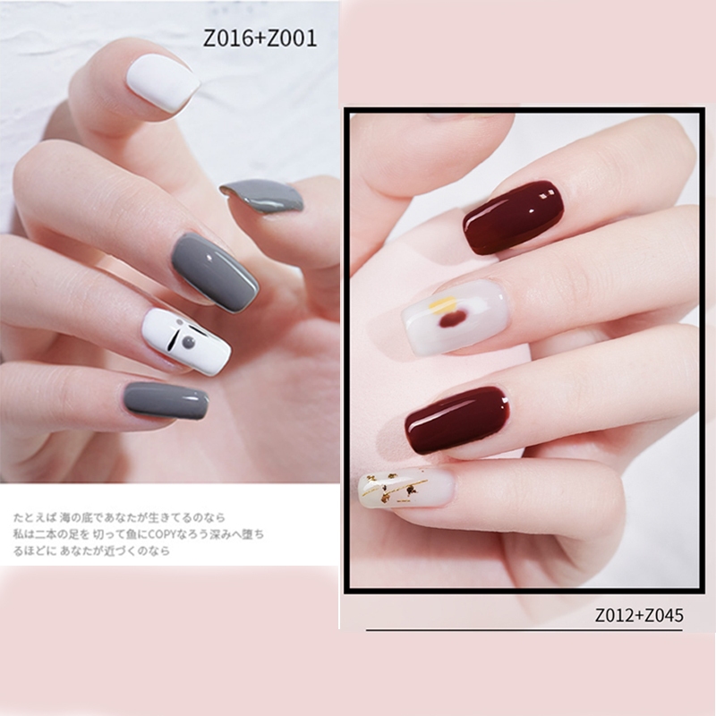 Nail.garden ชุดน้ำยาทาเล็บ 10/15/20/30/40/50สี ยาทาเล็บเจล 7.3ML สีเจลทาเล็บ สีทาเล็บเจล สีใสไม่ซีดจาง แบบต้องอบ - รูปที่ 5