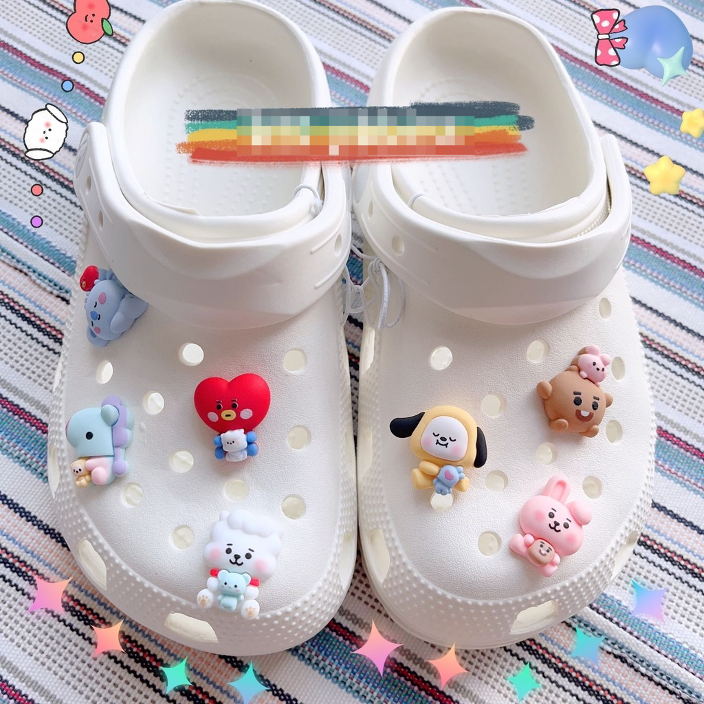 สติ๊กเกอร์การ์ตูน Koala Tboy ทําเองอุปกรณ์เสริมรองเท้า Bangtan Boys ins ตกแต่งรองเท้า