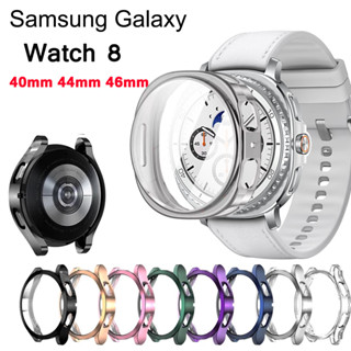 เคส Galaxy Watch 8 classic 46mm 40มม 44มม เคสกันรอยหน้าปัดนา…